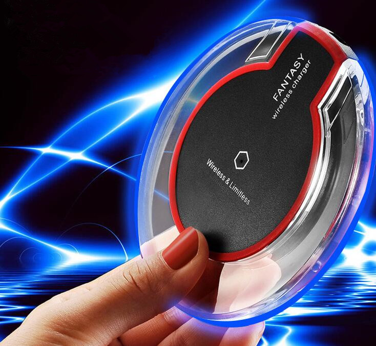 Crystal design led Wireless Charger